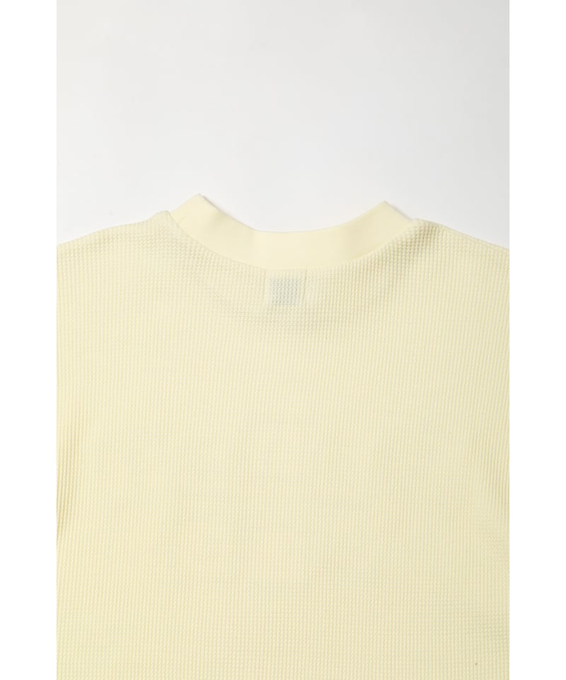Waffle logo tee / yellow | Tostalgic Clothing