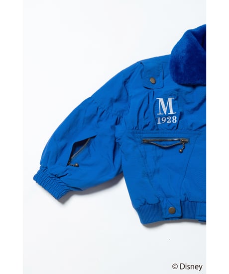 Mickey flight jacket(kids) / purple
