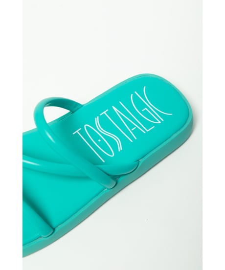 Flip flops / green