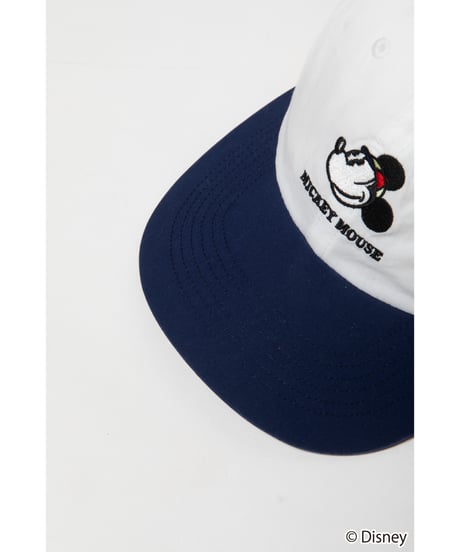 Mickey cap / white×navy