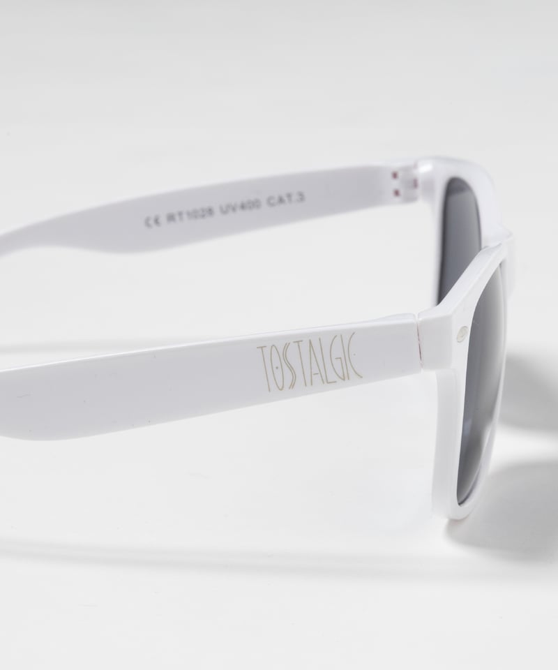 Square sunglasses / white [ Shipped in late May
