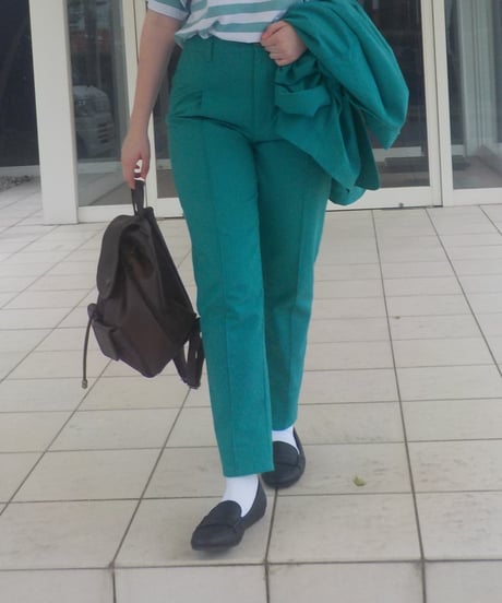 Slacks pants / green