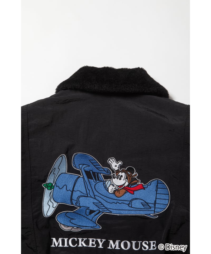 Mickey flight jacket / black | Tostalgic Clothing