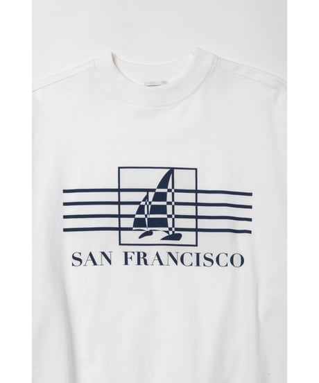 Yacht long sleeve tee / white