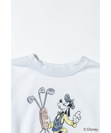 Disney sports sweatshirt(Goofy)(kids) / white