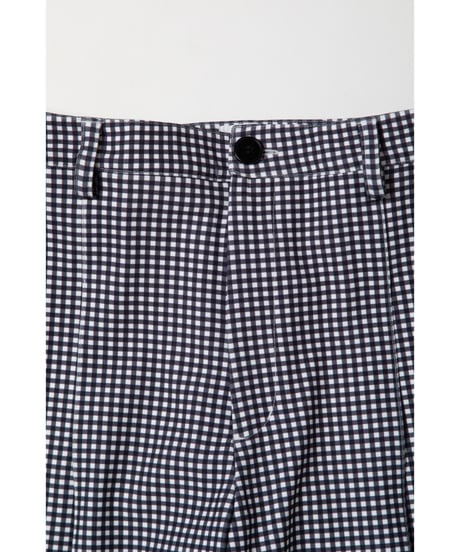 Slacks pants / gingham plaid