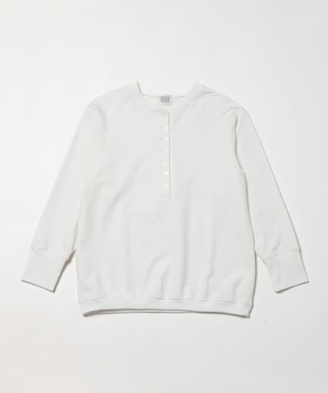 Bottouns sweat shirt / white