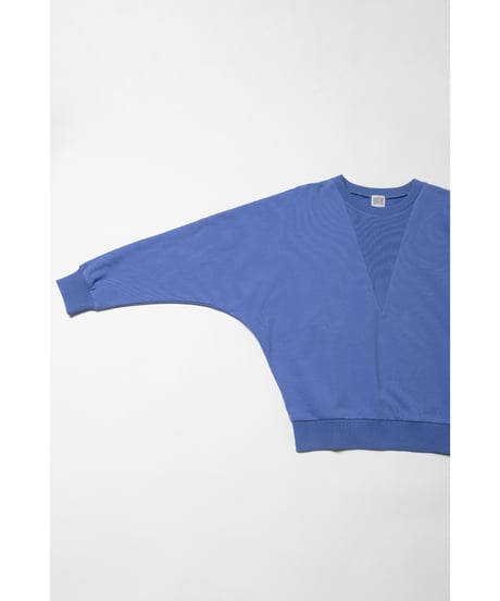 Light ribbed sweatshirt / purple