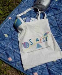 Balance logo tote bag / white