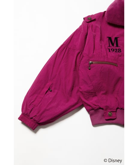 Mickey flight jacket / pink