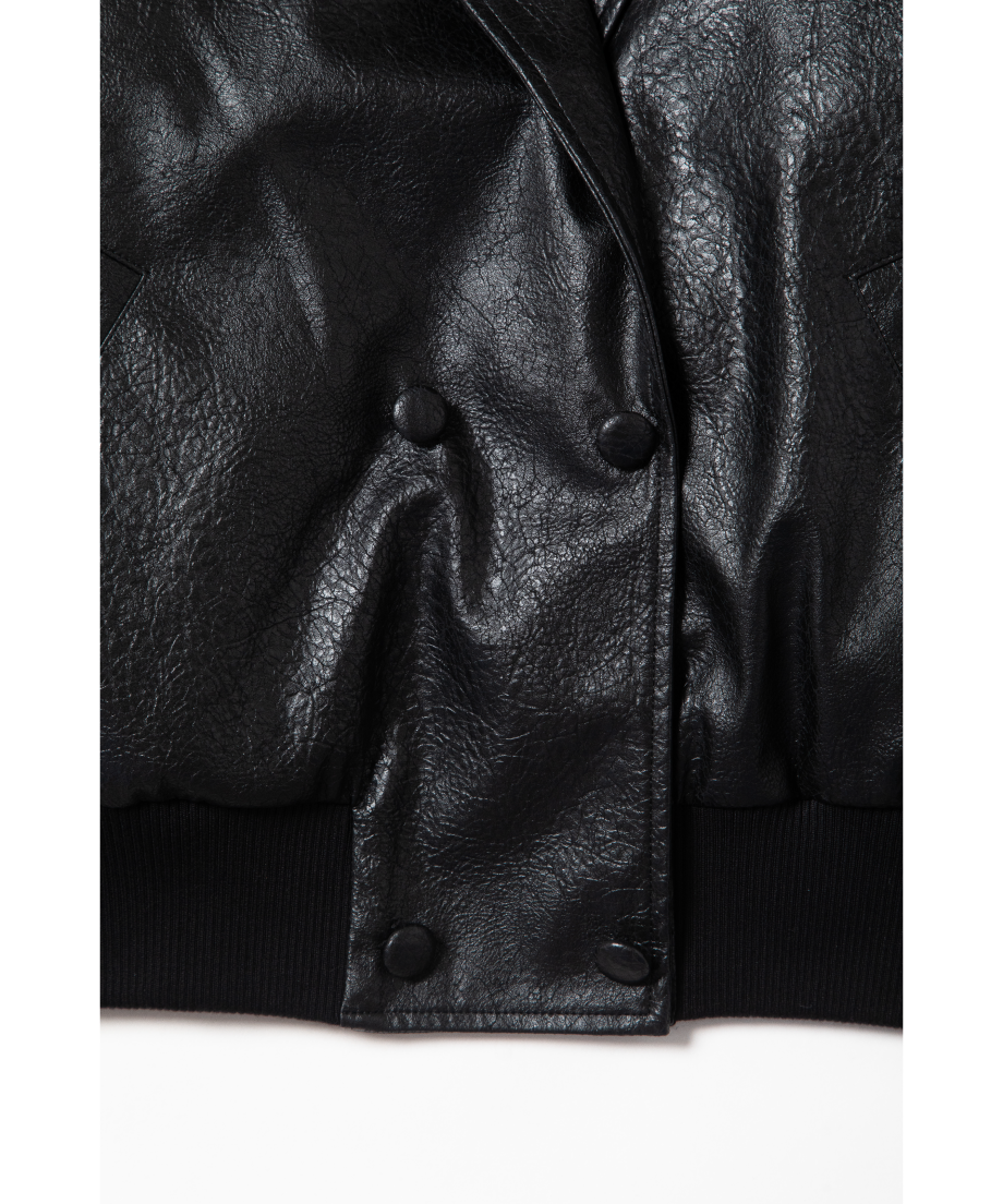 2way leather jacket / black | Tostalgic Clothing 2way leather jacket / black | Tostalgic Clothing