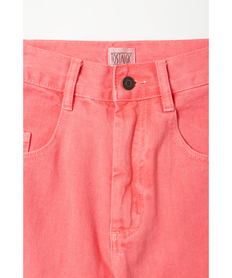 Tostalgic denim pants / salmon | Tostalgic Clot