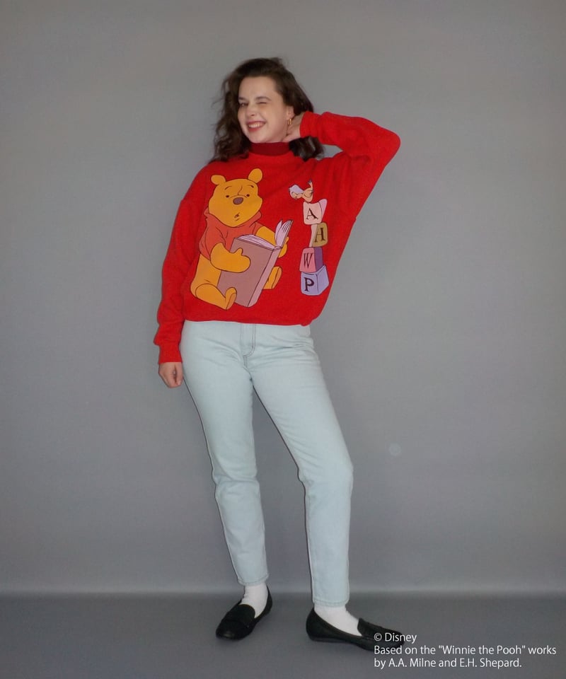 Winnie The Pooh sweatshirt / red | Tostalgic Cl