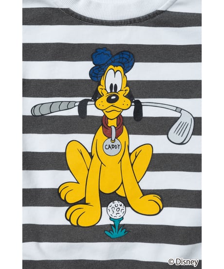 Disney sports sweatshirt(Pluto)(kids) / stripe
