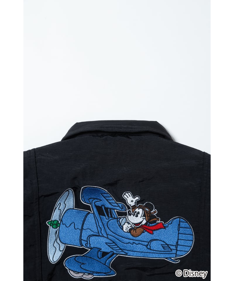 Mickey flight jacket(kids) / black | Tostalgic  tostalgic
