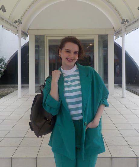 Oversized jacket / green