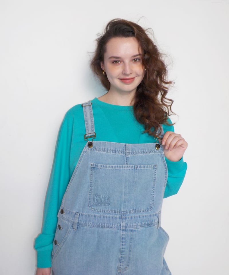 Denim overall / light blue | Tostalgic Clothing