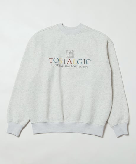 Palm tree sweatshirt / gray