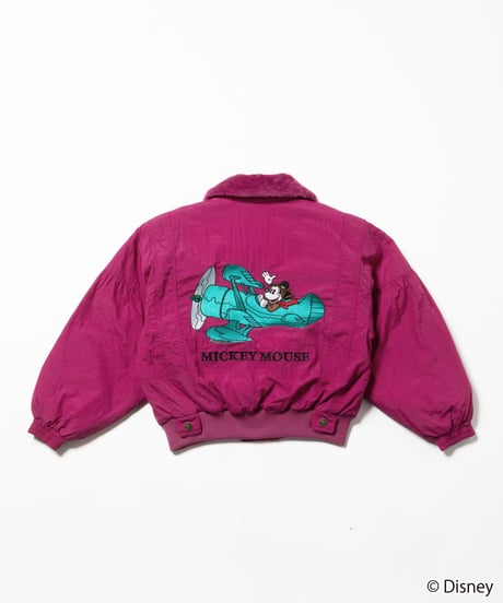 Mickey flight jacket / pink