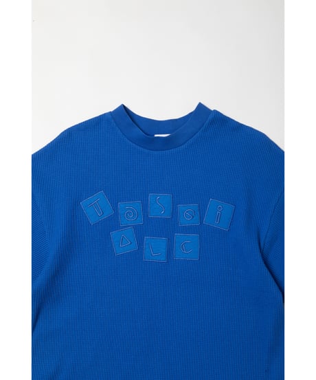 Waffle logo tee / purple