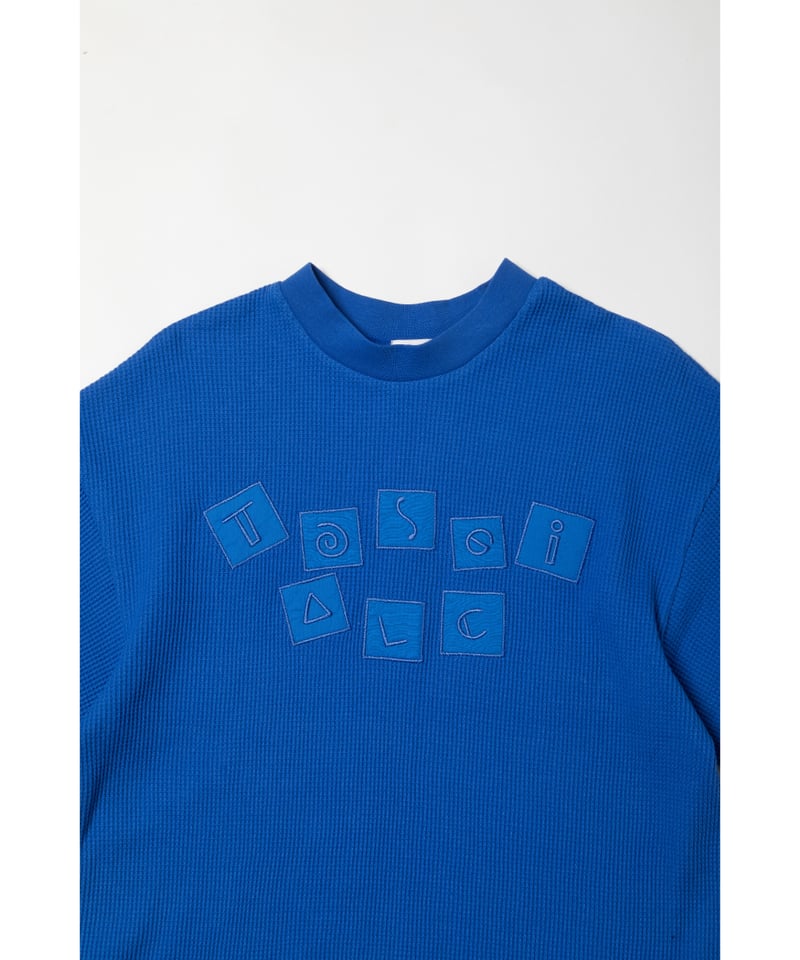 【KOOLOSET】Love Lettering Waffle Tee Waffle logo tee / purple | Tostalgic Clothing
