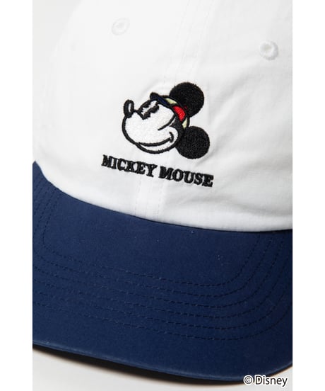 Mickey cap / white×navy