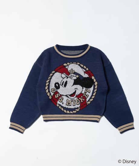 Captain Mickey sweater(kids) / navy