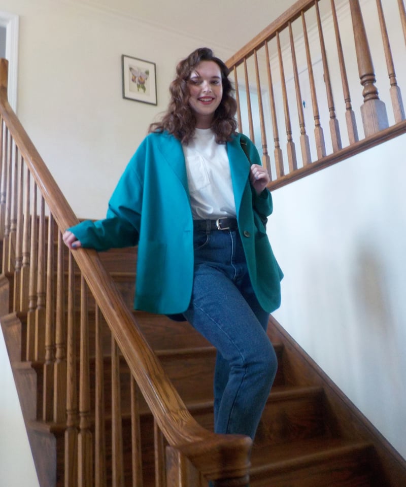 Oversized jacket / green | Tostalgic Clothing