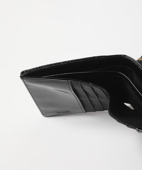 Quilted candies wallet / black