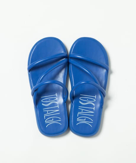 Flip flops / purple blue