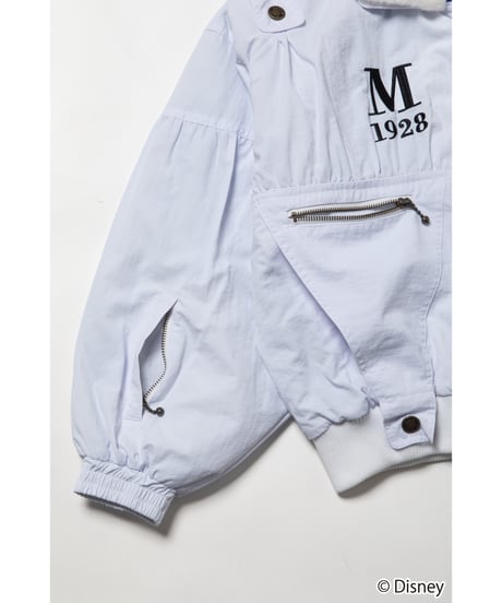 Mickey flight jacket / white
