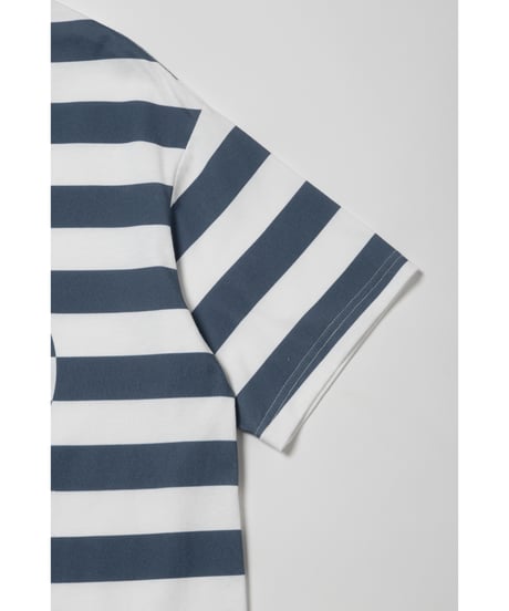 Tos logo stripe Tshirts / navy