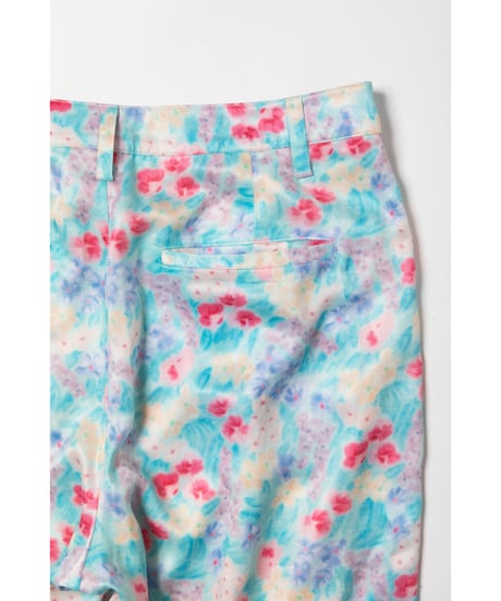 Floral slacks pants / floral