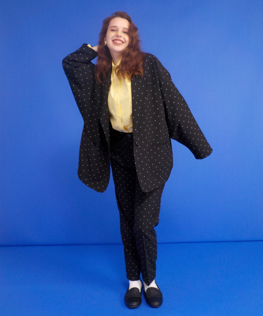 Oversized jacket / polka dots | Tostalgic Clothing