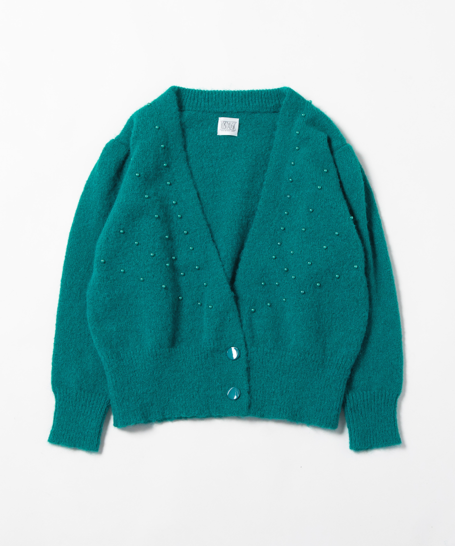 ZEGNA 青緑 ボタン付きカーディガン ZEGNA 青緑 ボタン付きカーディガン