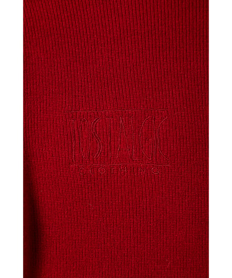 Turtle knit / red