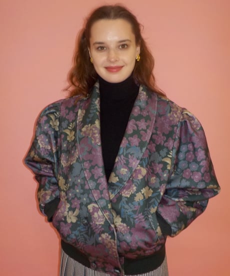 2way floral jacket / floral