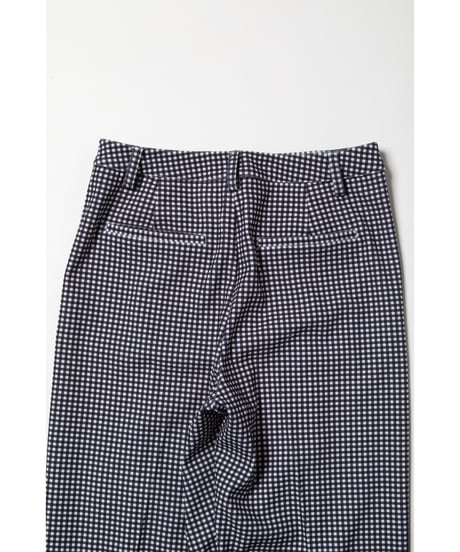 Slacks pants / gingham plaid