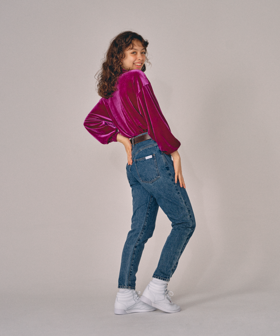 早い者勝ち！Tostalgic denim pants blue Denim half pants / blue | Tostalgic Clothing