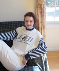 Yacht long sleeve tee / navy