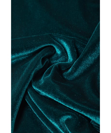 Velour leggins / green