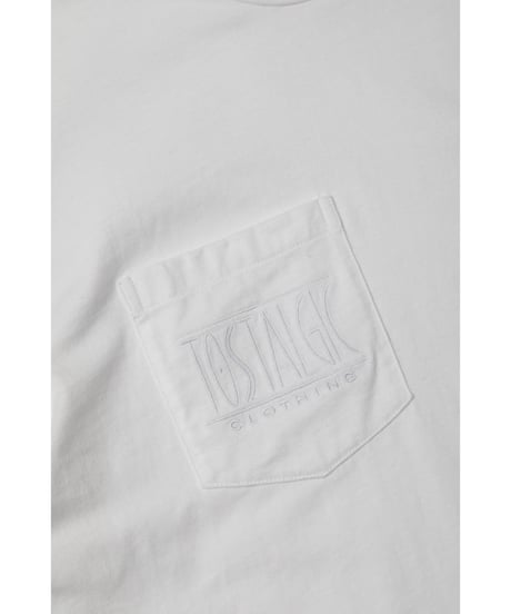 Tostalgic pocket tee / white