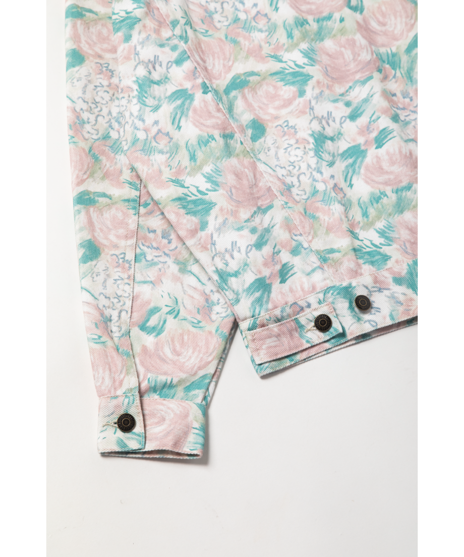 2way floral jacket / floral | Tostalgic Clothing Tostalgic