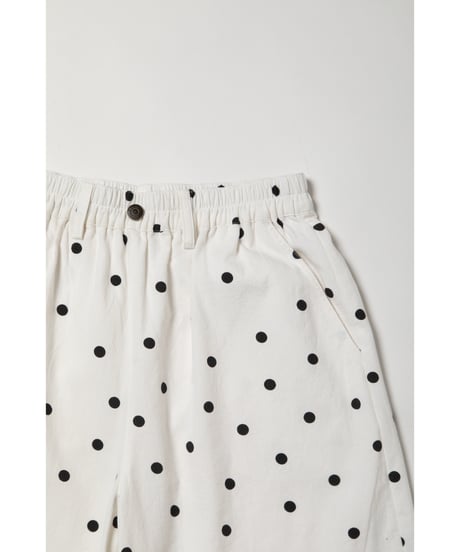 Summer half pants / polka dots
