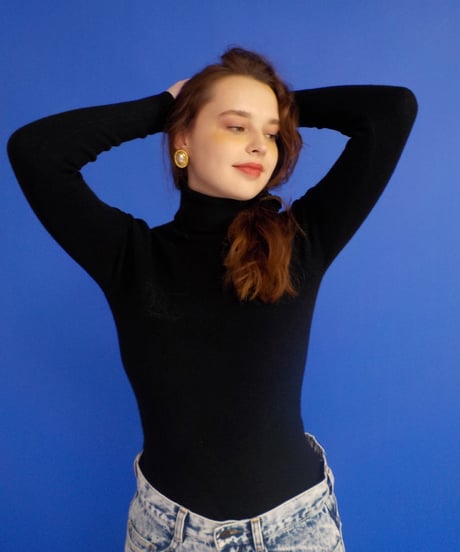 Turtle knit / black