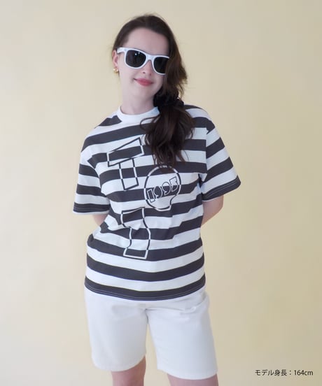 Tos logo stripe Tshirts / black