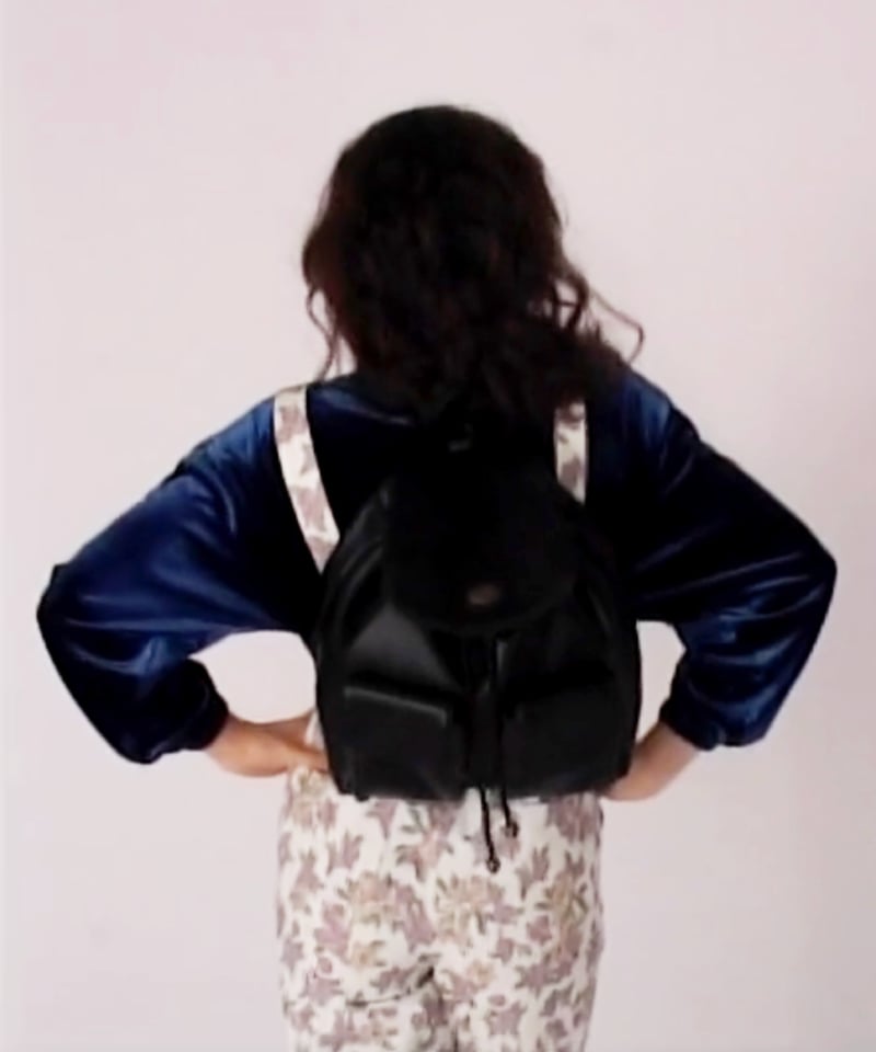 Leather backpack / black | Tostalgic Clothing