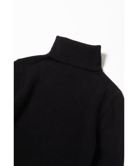 Turtle knit / black