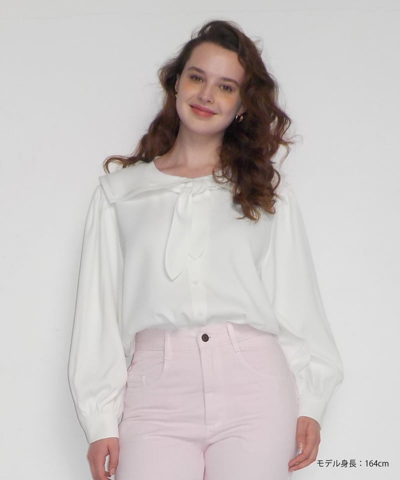 Sailor blouse / white | Tostalgic Clothing