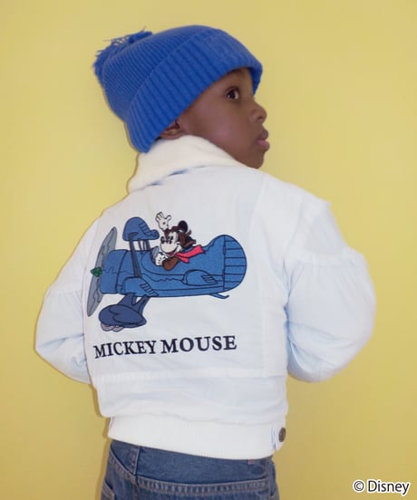 Mickey flight jacket(kids) / white